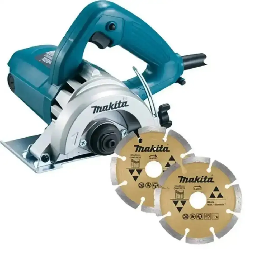 Serra mármore 1.300W Makita com serra circular HSS 110MM brasfort 220 V — fotografia 2