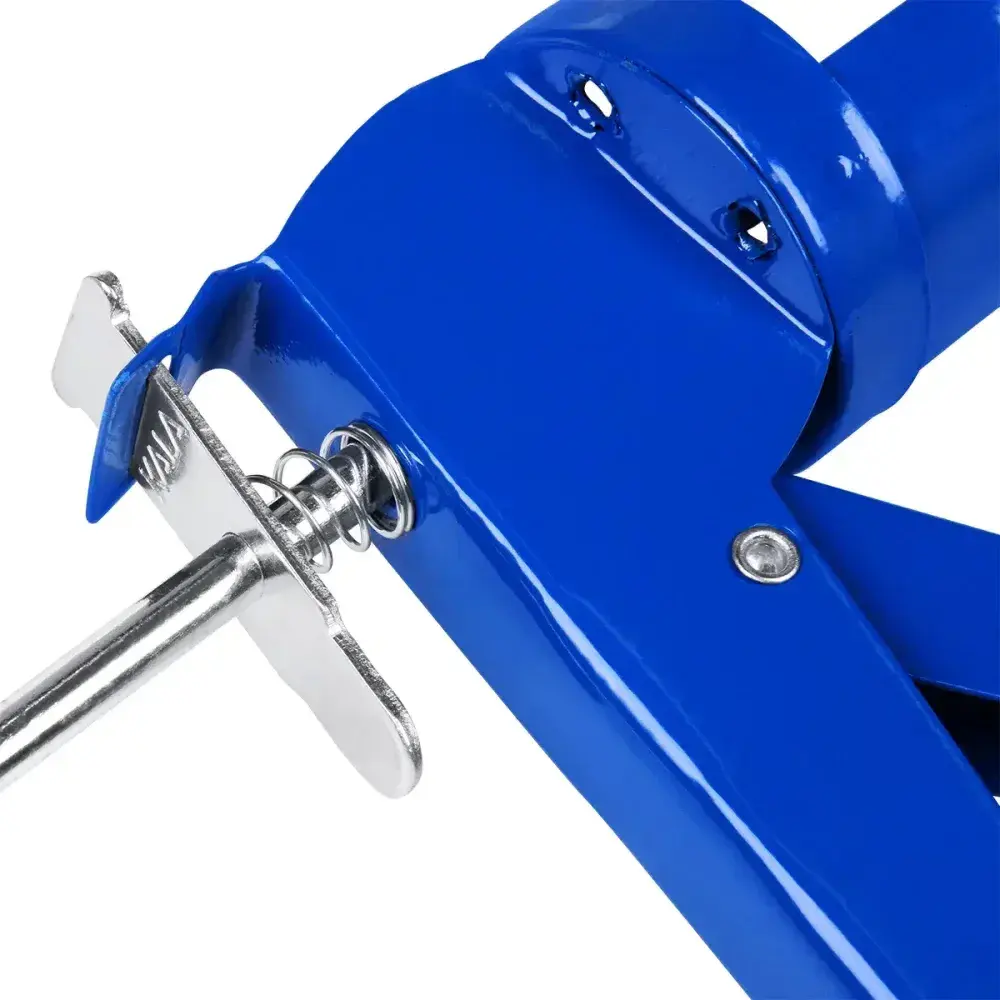 Pistola aplicadora de silicone azul metálica 9 Kala — fotografia 11