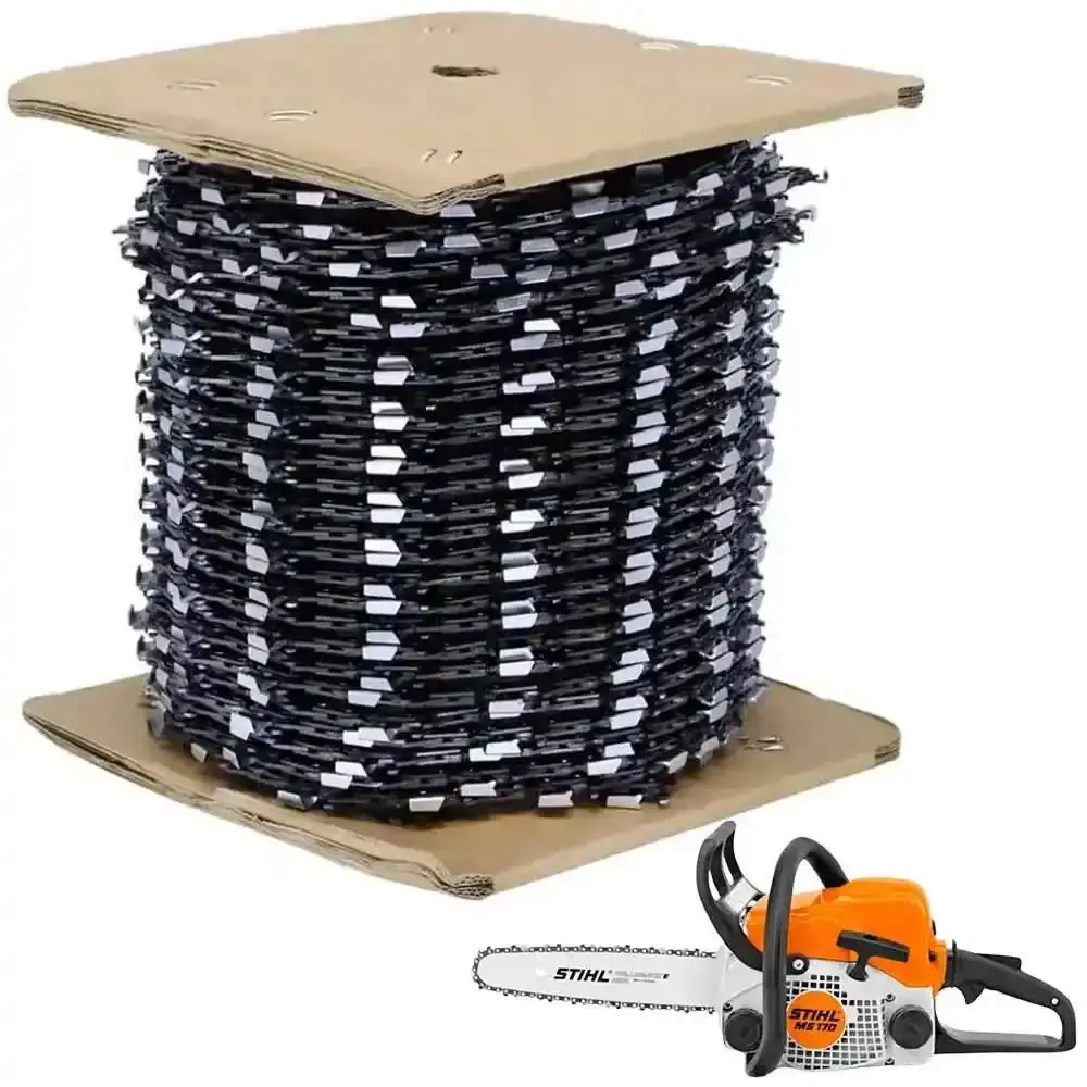 Corrente para motosserra rolo 1 guia 820 facas 3/8 POL Stihl — fotografia 2