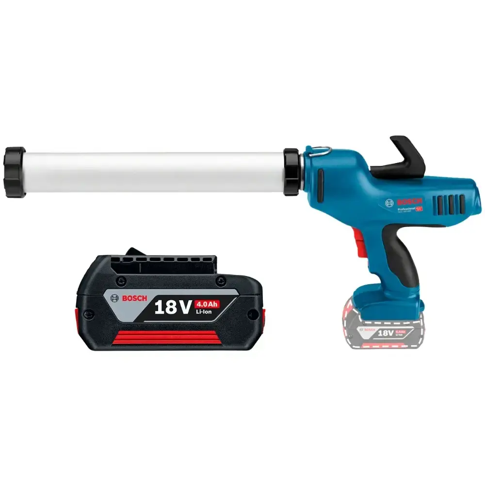 Pistola de silicone calafetagem 18V GCG 18V-600 com bateria 4AH Bosch — fotografia 3