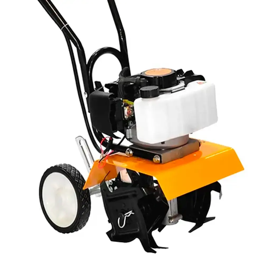 Motocultivador gasolina 1,7 HP 2T 51,7 CC rodas e enxadas ZT520 Zmax — fotografia 4