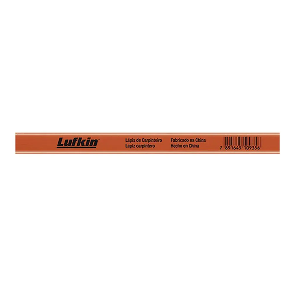 Lápis carpinteiro laranja Lufkin — fotografia de referência