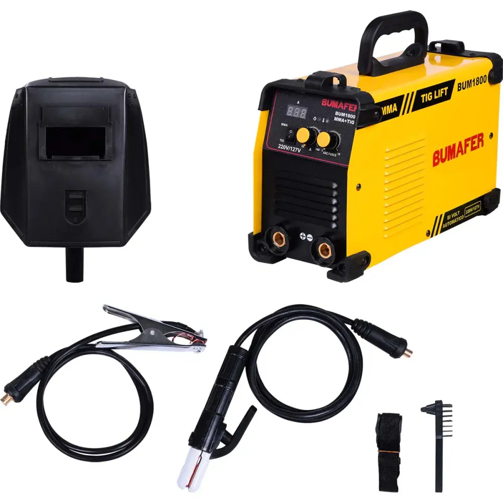 Inversora de solda mma/tig anti stick 8KW 180A biv Bumafer