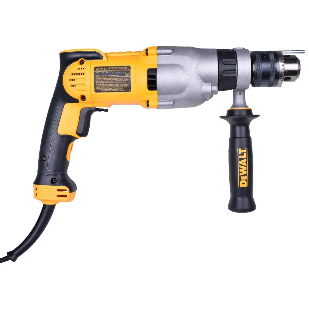 Furadeira de impacto 5/8 2 velocidades D21570K Dewalt — fotografia 4