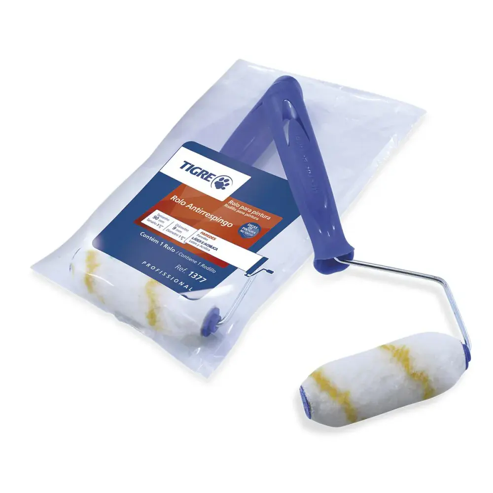 Rolo antirespingo pinceis tigre 09CM 1377 econ