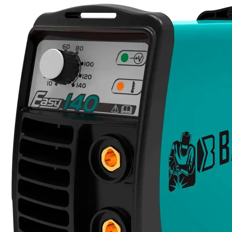 Kit máquina de solda inversora 140A easy 140 220V Balmer + máscara de solda automática — fotografia 4