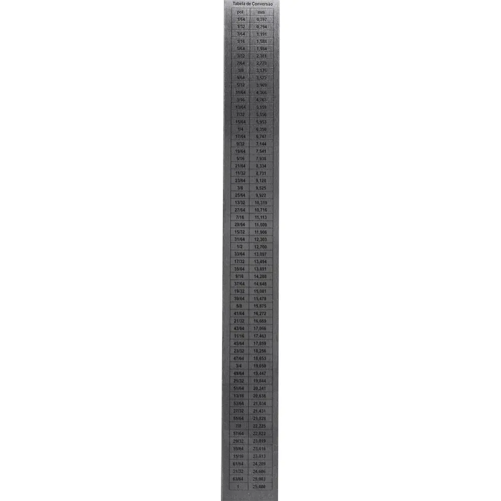 Escala métrica de aço inox 2000MM Bumafer — fotografia 3