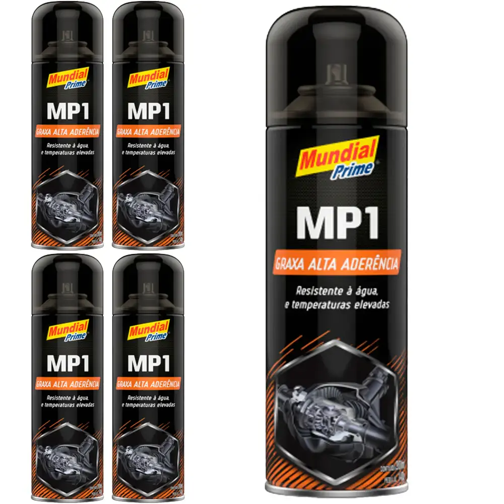 Graxa spray alta aderencia MP1 250ML 05 uni mundial prime — fotografia de referência