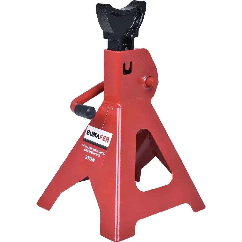 Cavalete mecânico vermelho 3T com 2 peç Bumafer — fotografia 9