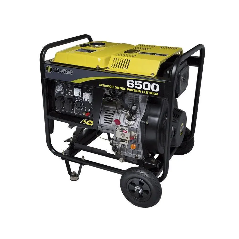 Gerador diesel 6500 gda 127/220 partida elétrica Matsuyama