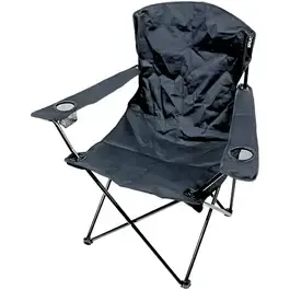 Cadeira dobrável preto para camping com porta copo Kala — fotografia 2