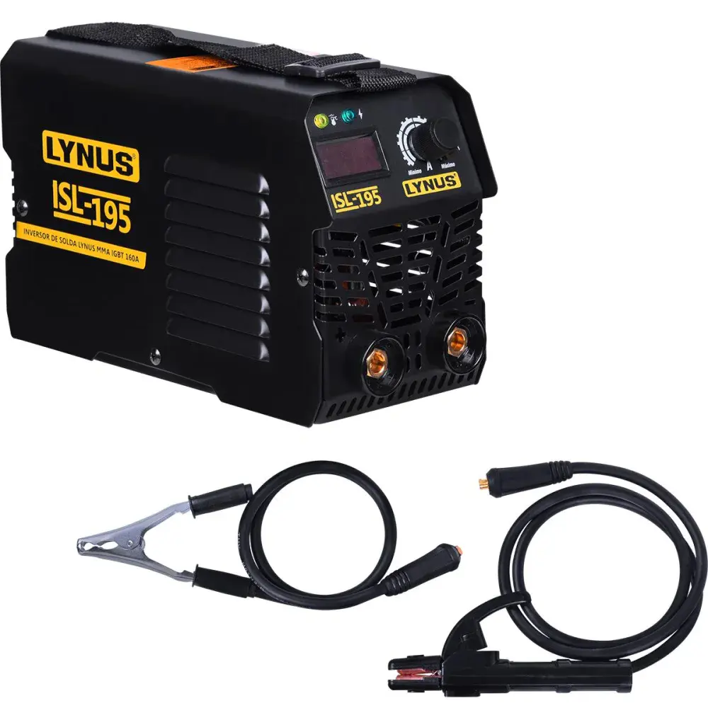 Inversora solda standard 160A ISL-195S com 220V Lynus