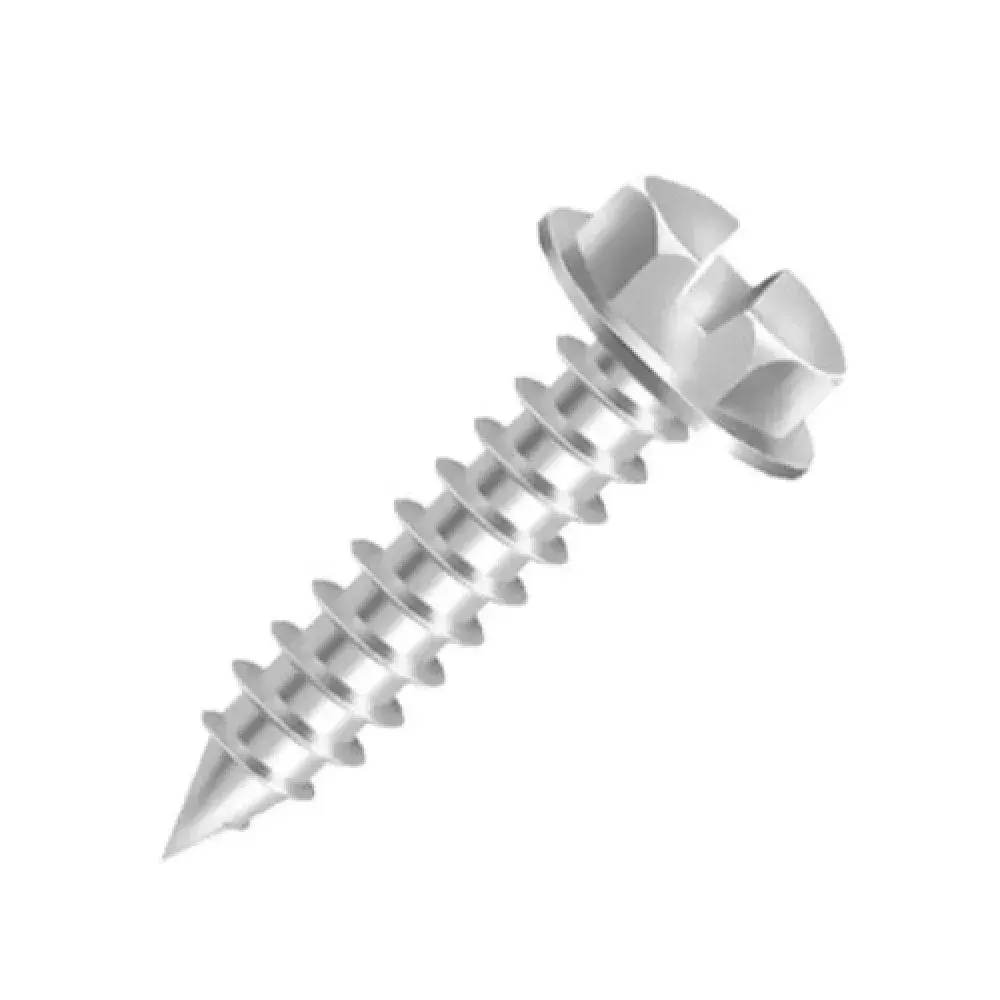 Parafuso aa sext flangeado zinc 3,5X9,5MM 500 peças Ciser