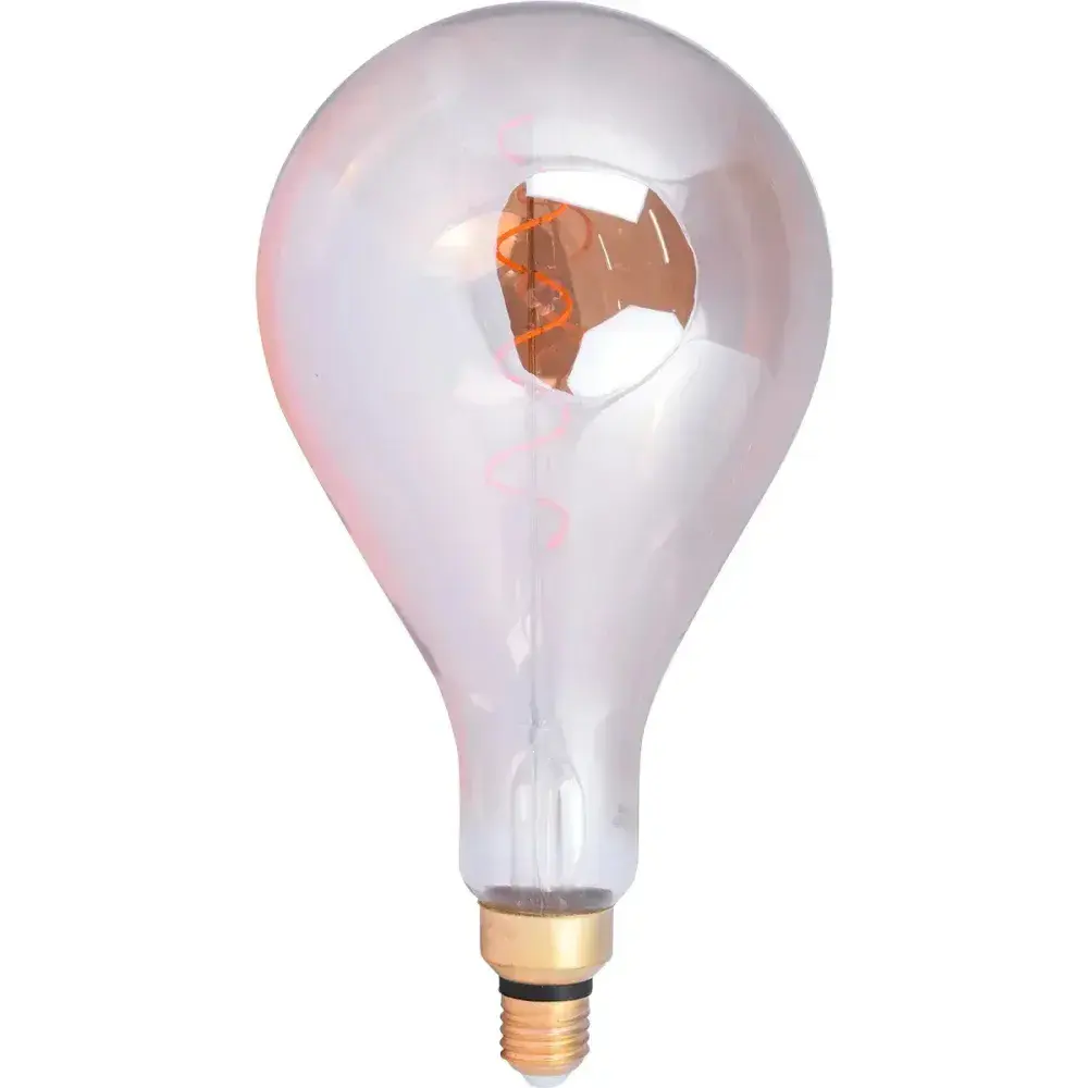 Lâmpada de led giant gota âmbar E27 4W biv Liege — fotografia 6