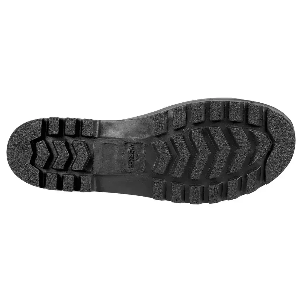 Bota pvc preta cano longo com forro N°35 Worker — fotografia 12