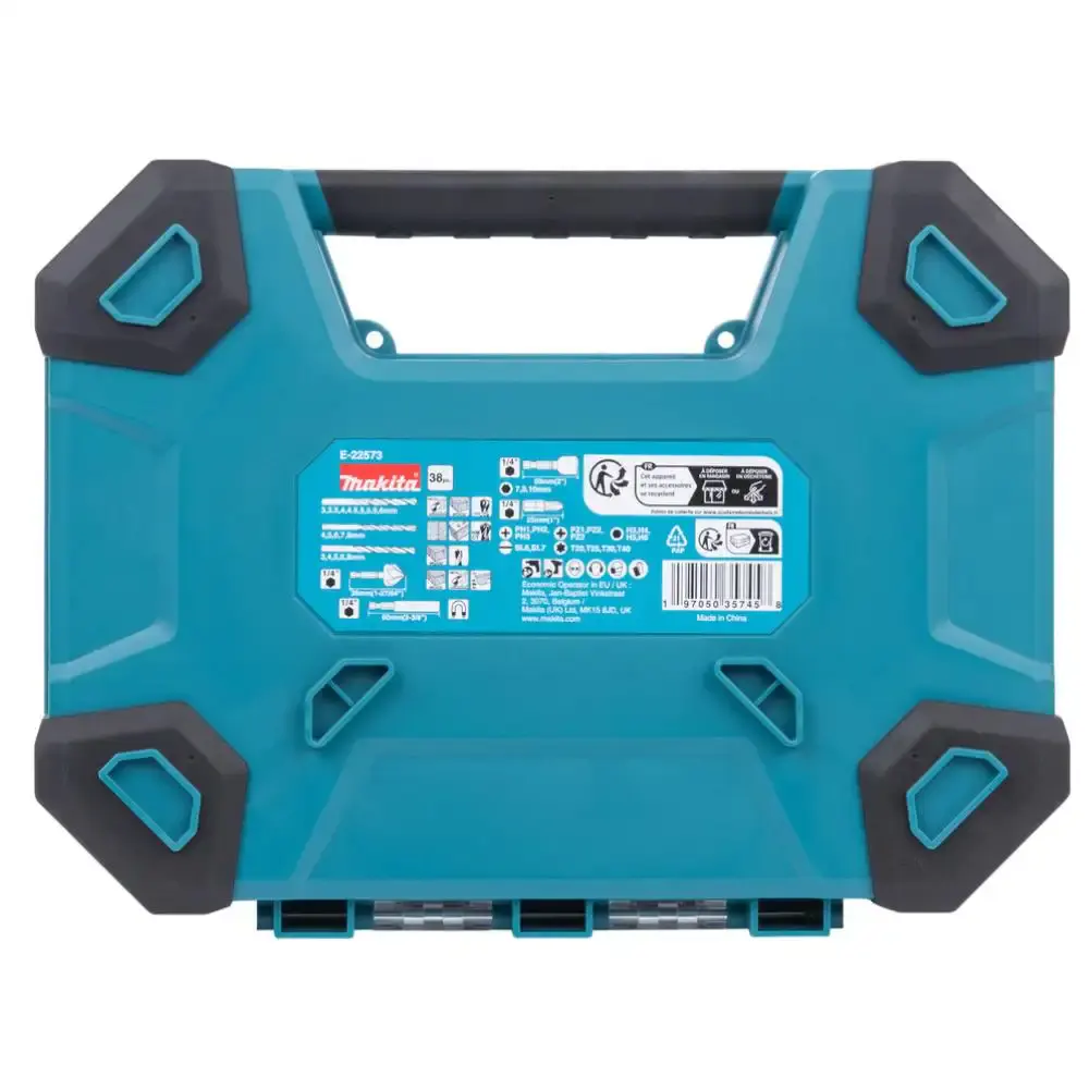 Kit de acessórios maccess com 38 peças E-22573 Makita — fotografia 3