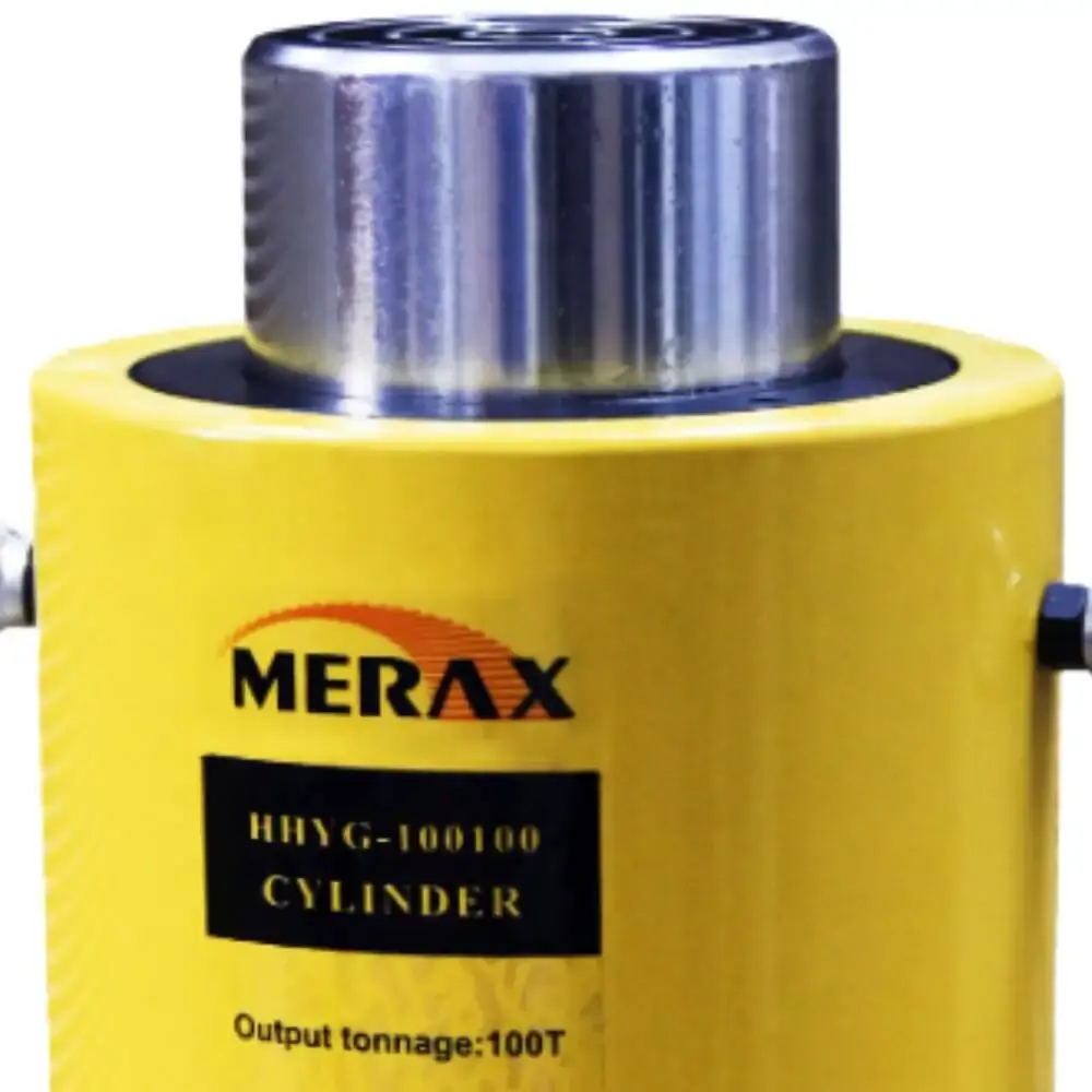 Cilindro hidráulico macaco tipo garrafa 100 TON HHYG-100100 Merax — fotografia 3
