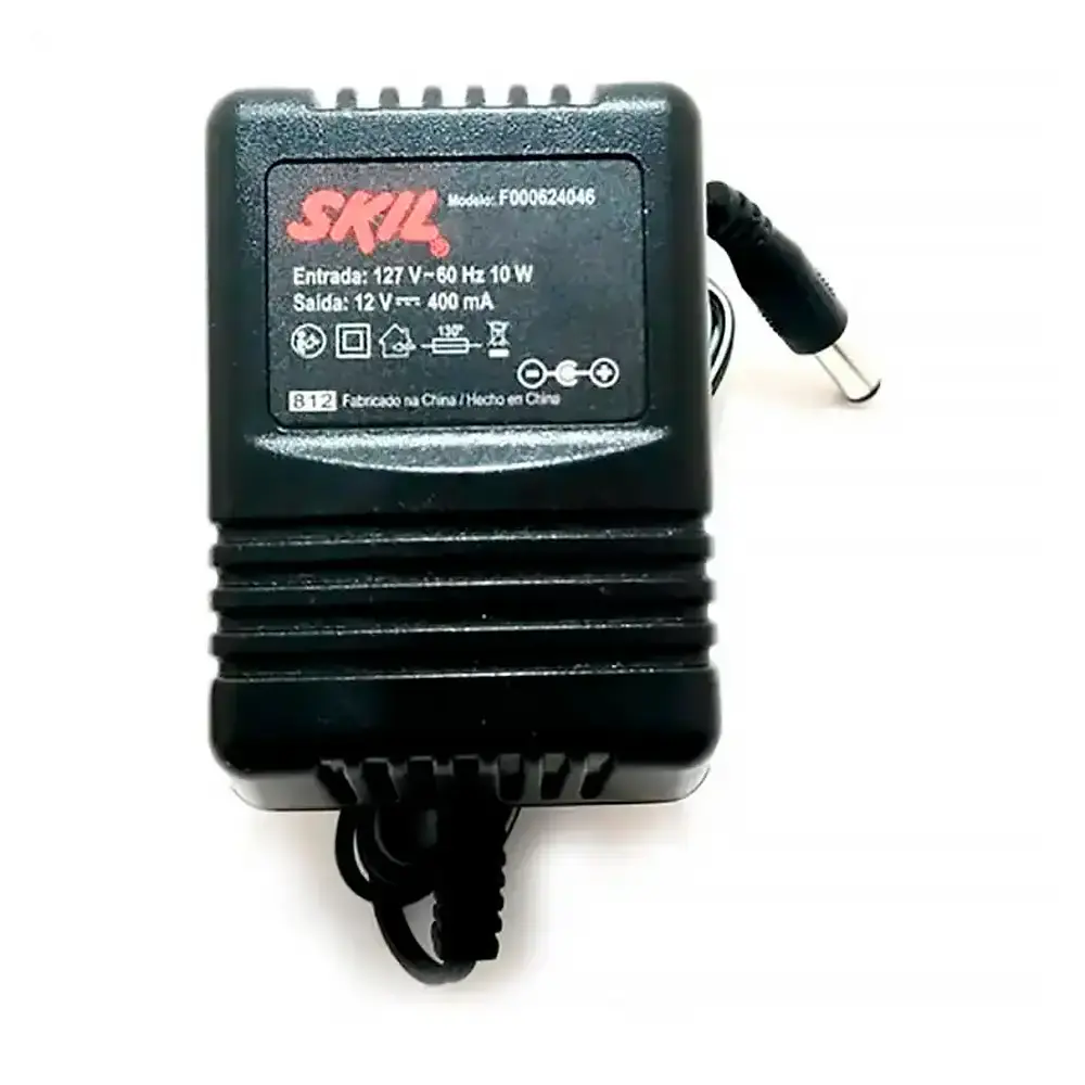Fonte de carregador para parafusadeira 2212 9.6V - 12V F000624046 Skil — fotografia de referência