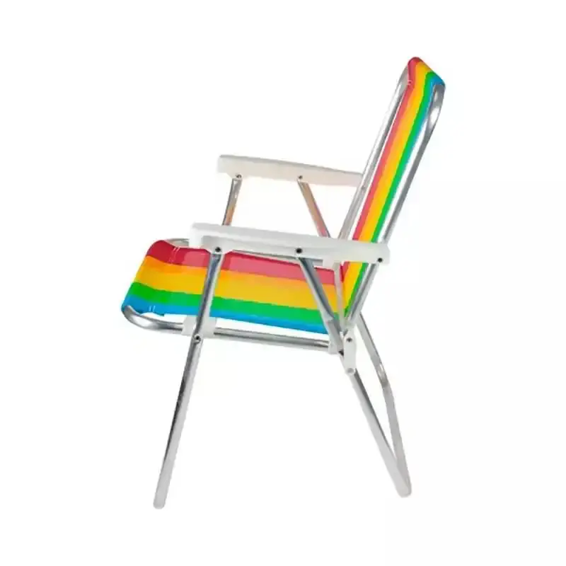 Cadeira de praia e piscina alta em alumínio kit 4 peças cores variadas 25500 BEL — fotografia 7