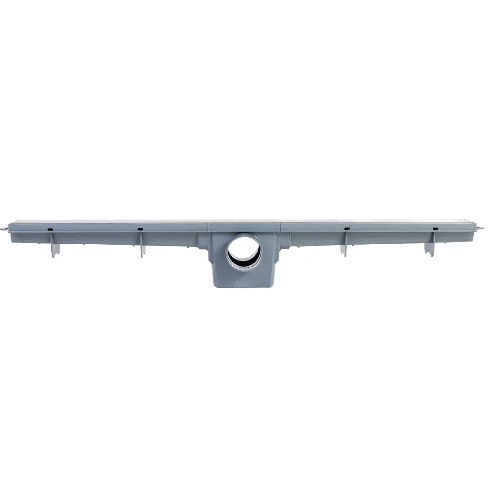 Ralo linear para esgoto inox sifonado grelha 70CM Amanco — fotografia 5