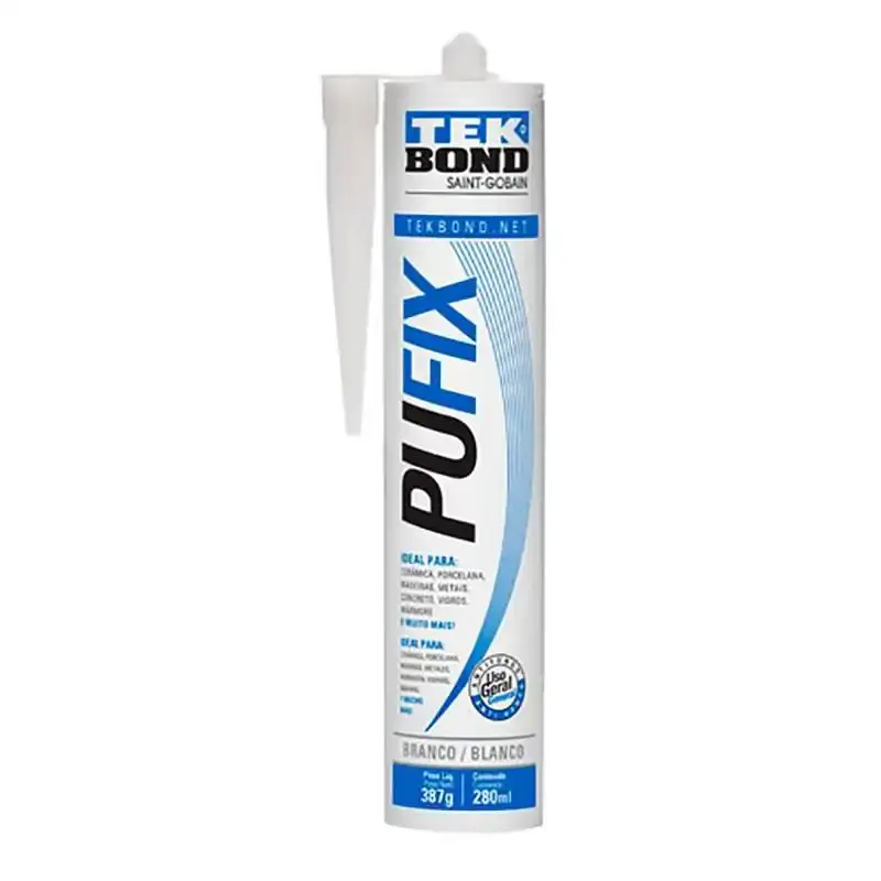 Selante PU 387 GR PU branco Tekbond — fotografia de referência