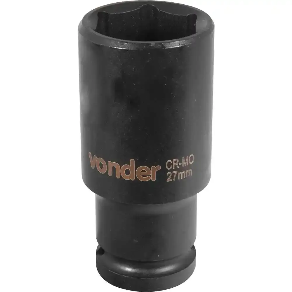 Soquete sextavado longo de impacto 27MM 1/2POL Vonder — fotografia 3