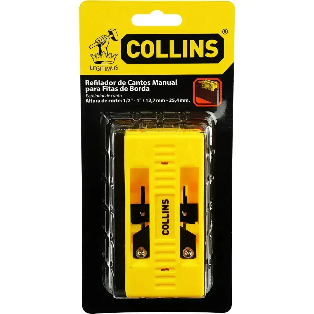 Refilador de cantos manual para fitas de borda 1/2 1 Collins — fotografia 8