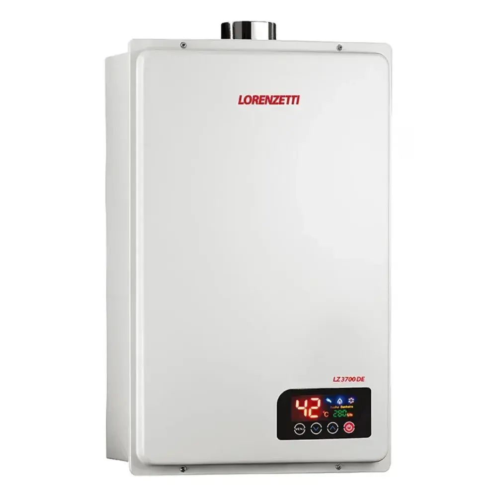 Aquecedor de água a gás LZ3700DE glp lorenzetti duchas — fotografia 2