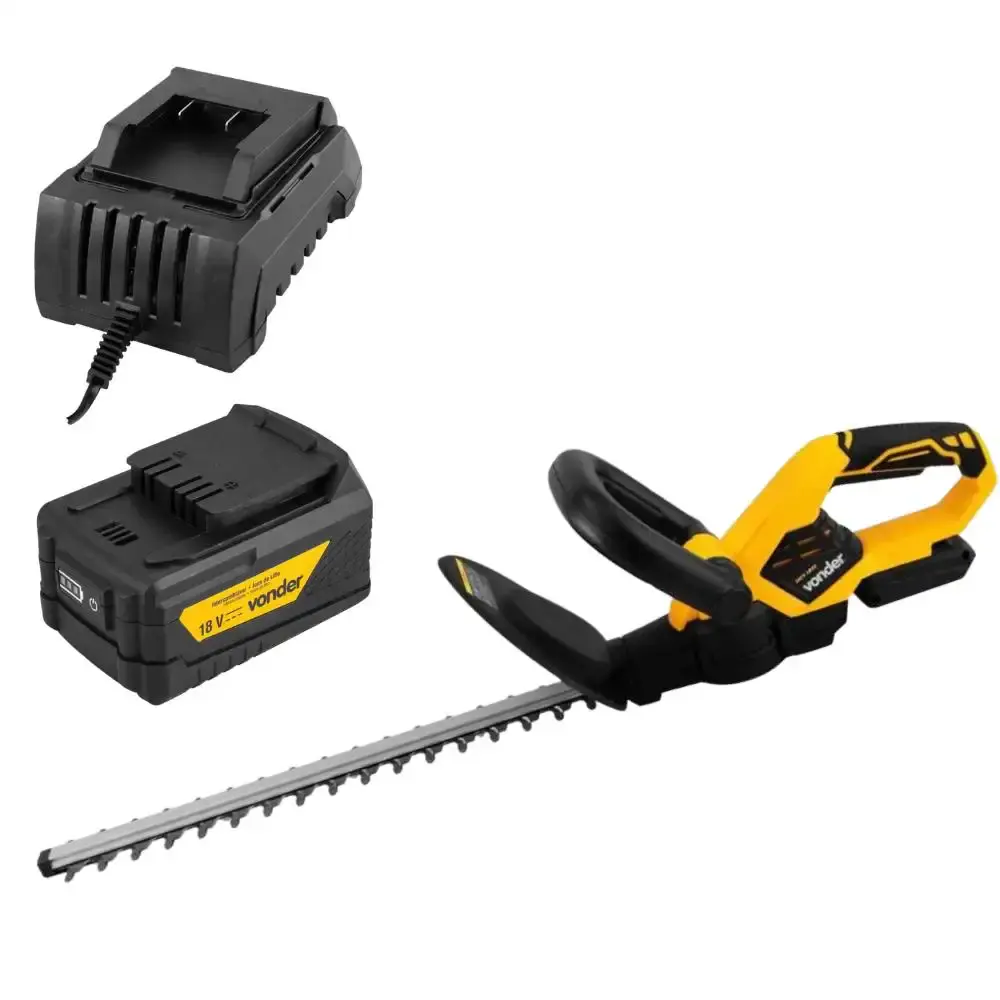 Aparador de cerca viva IACV1832 com bateria 18V 4AH e carregador bivolt Vonder — fotografia de referência