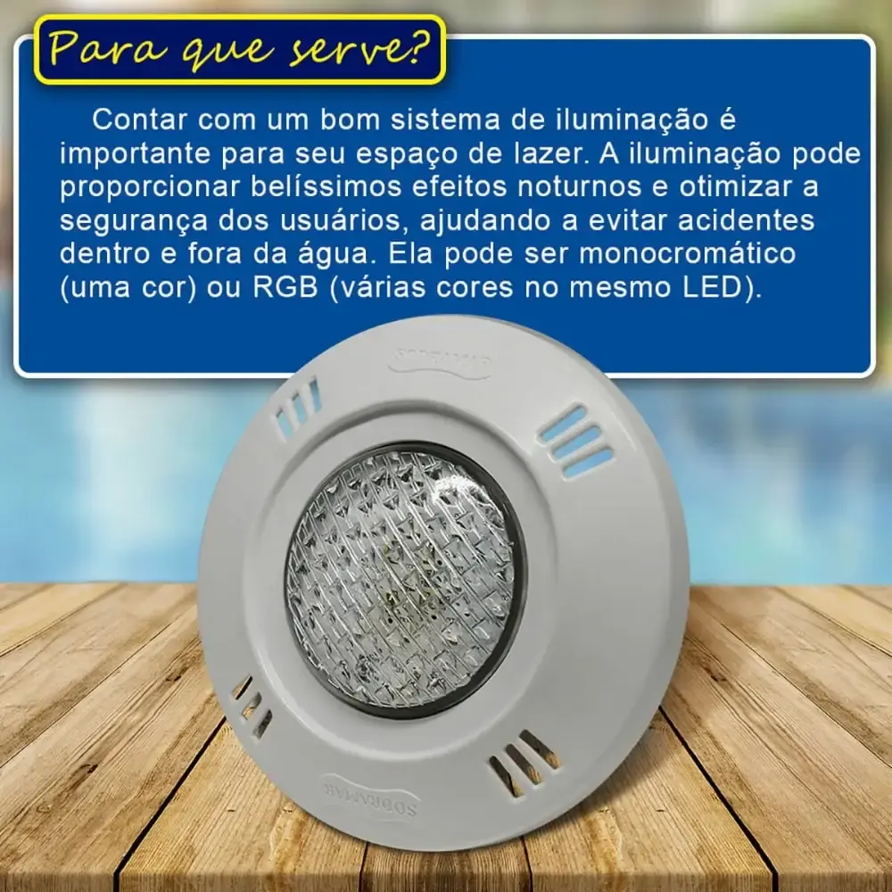 Luminária HiperLED 5W RGB para Tubos 25 mm SODRAMAR — fotografia 3