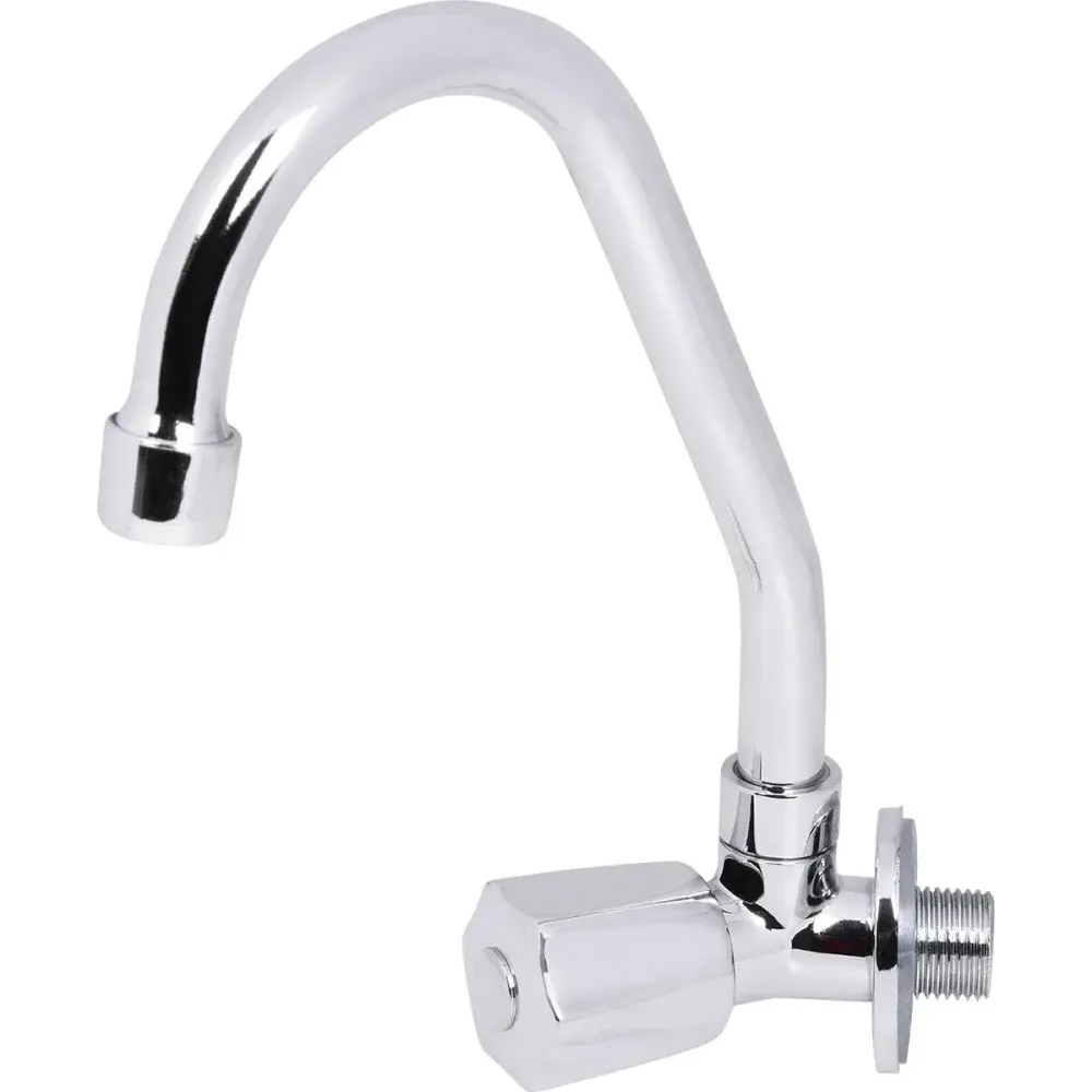 Torneira bica móvel 1/4" parede metal C50 Liege — fotografia de referência