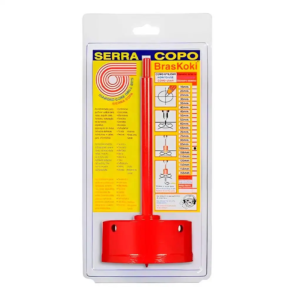 Serra copo diamantada 30MM (Cano 3/4 pol) Braskoki — fotografia 4