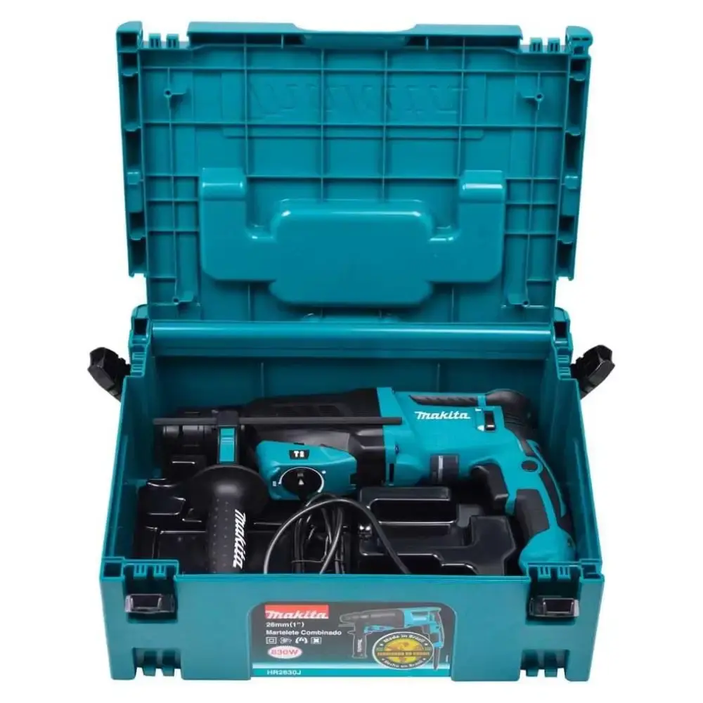 Martelete SDS Plus 830W com Maleta Mak pac HR2630J MAKITA 220 V — fotografia 8