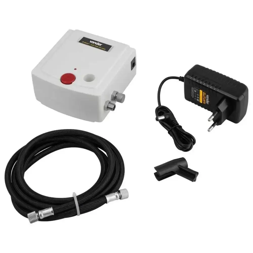 Kit aerógrafo com minicompressor Vonder bivolt — fotografia 5