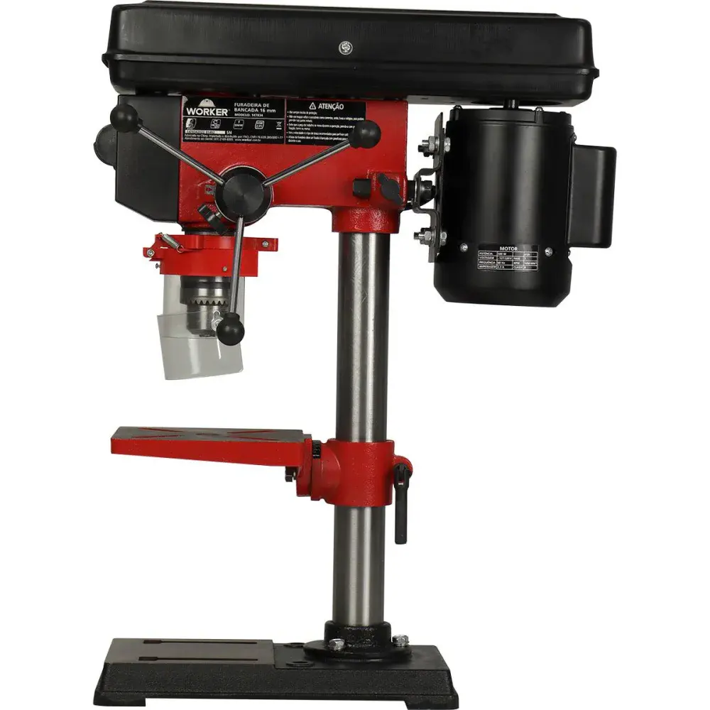 Furadeira de bancada Worker 9 velocidades 1.700RPM 500W bivolt — fotografia 2