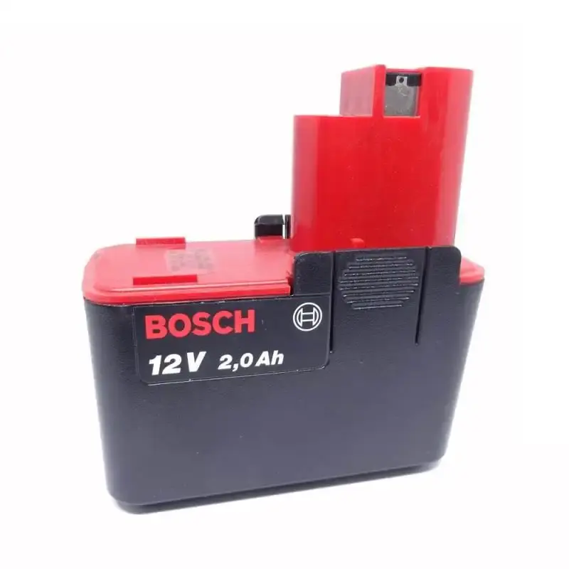 Bateria para parafusadeira GSB 12 VE-2 12V 2.0 ah nicd 2607335151 Bosch — fotografia de referência