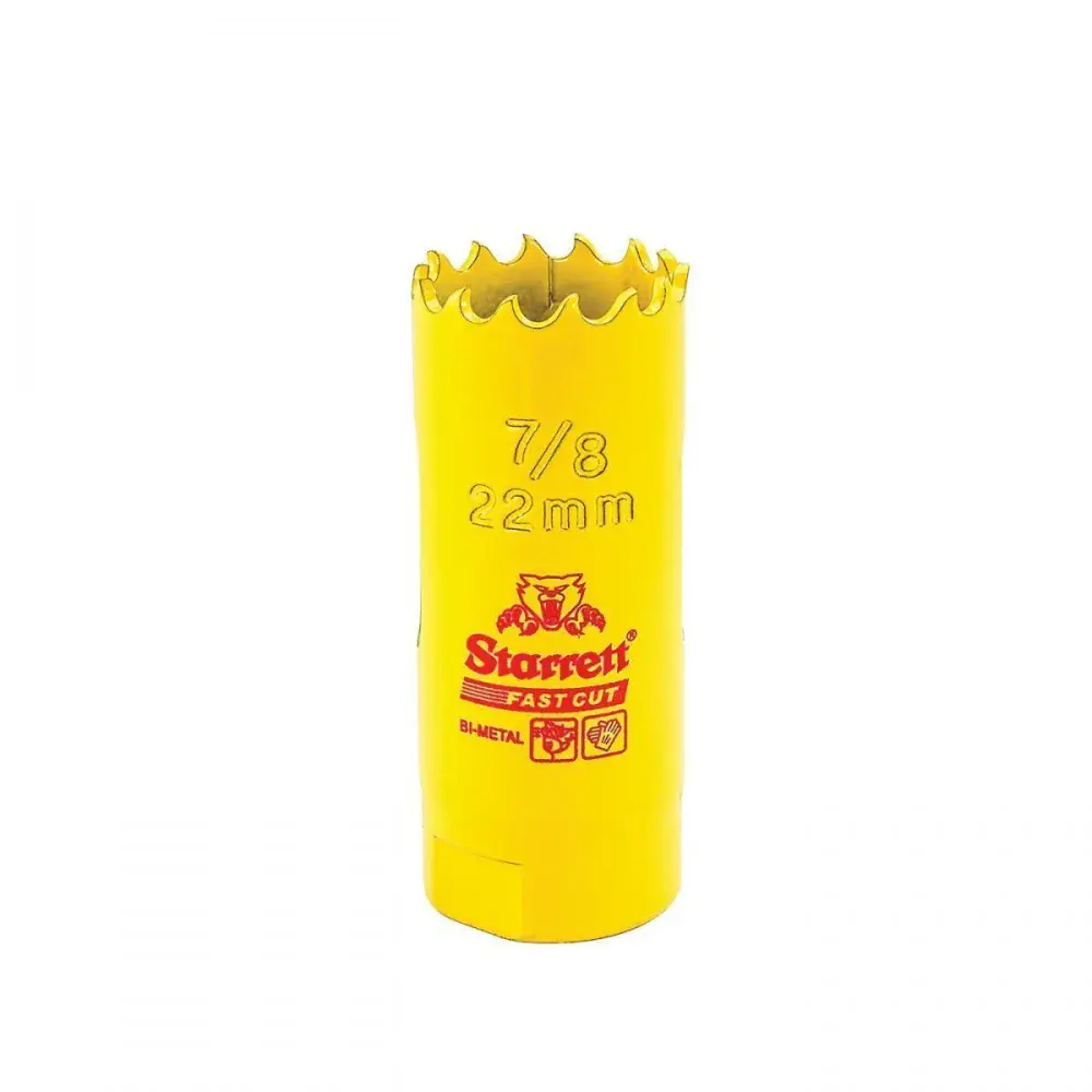 Serra copo aço rápido 7/8 22MM Starrett — fotografia de referência
