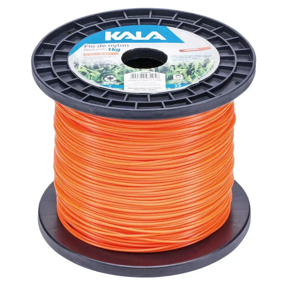 Fio nylon aparador redondo 2,4MM 194M 1KG Kala — fotografia de referência