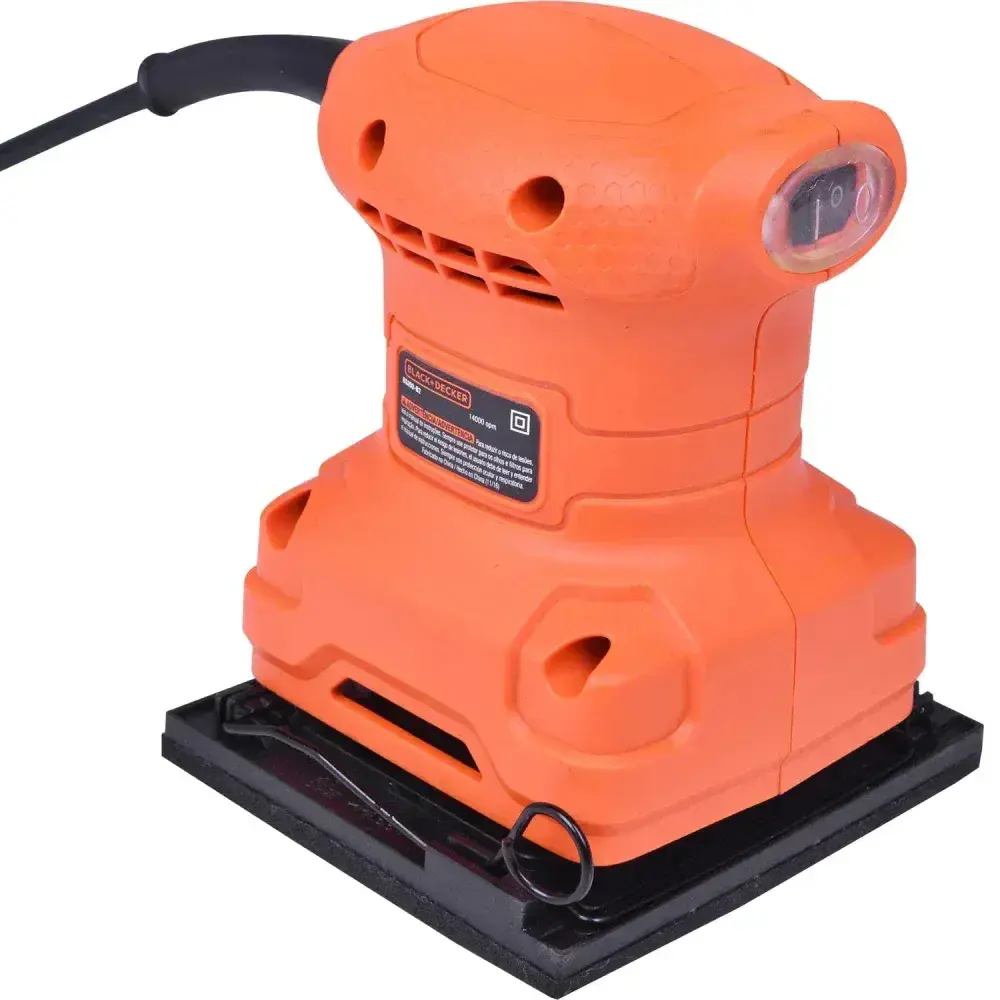 Lixadeira orbital folha de lixa 1/4” 200W 220V blackdecker Black & Decker — fotografia 7