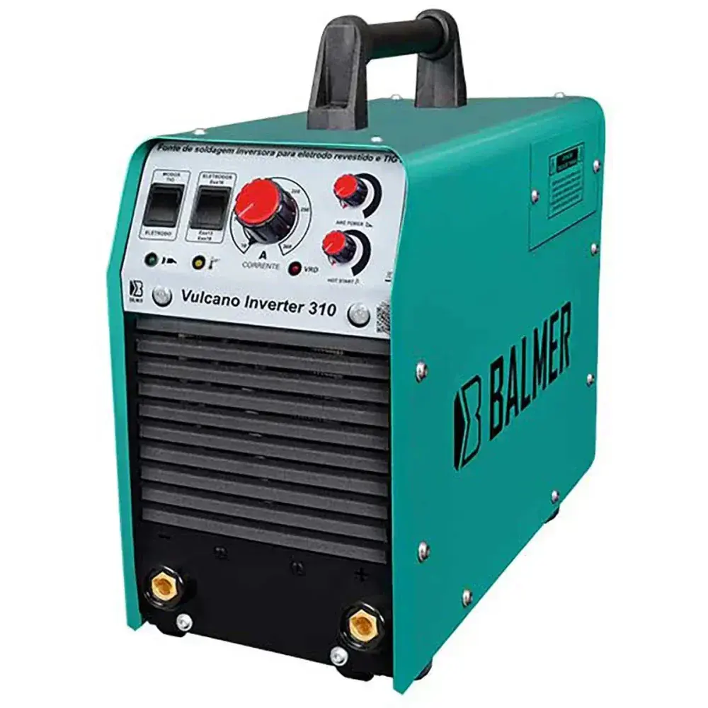 Máquina de solda mma-tig vulcano inverter 310 trif Balmer — fotografia 7