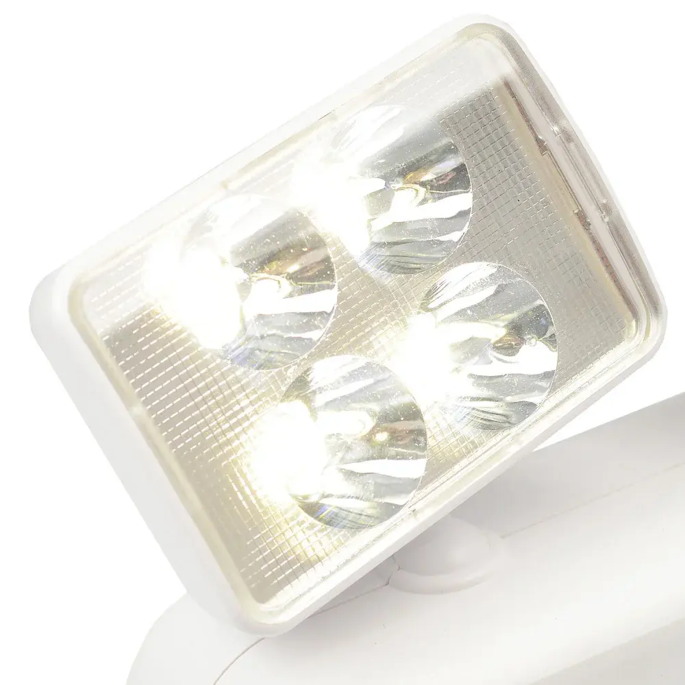 Luz de emergência led 2 faróis 2200LM biv Segurimax — fotografia 5
