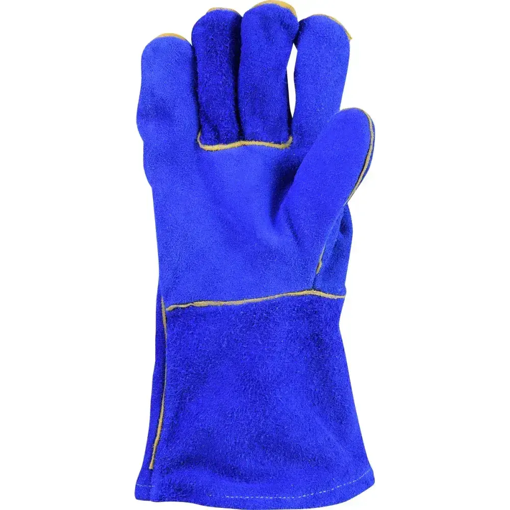 Luva de raspa para soldador com proteção térmica gg Worker — fotografia 8