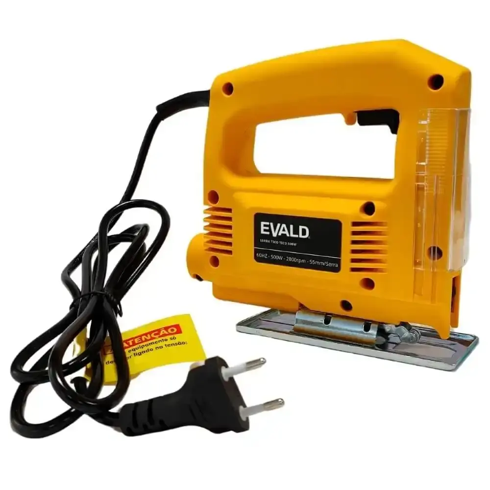 Serra tico-tico 500W STT127/220 com jogo de laminas para serras 14 peças Evald 110 V — fotografia 3