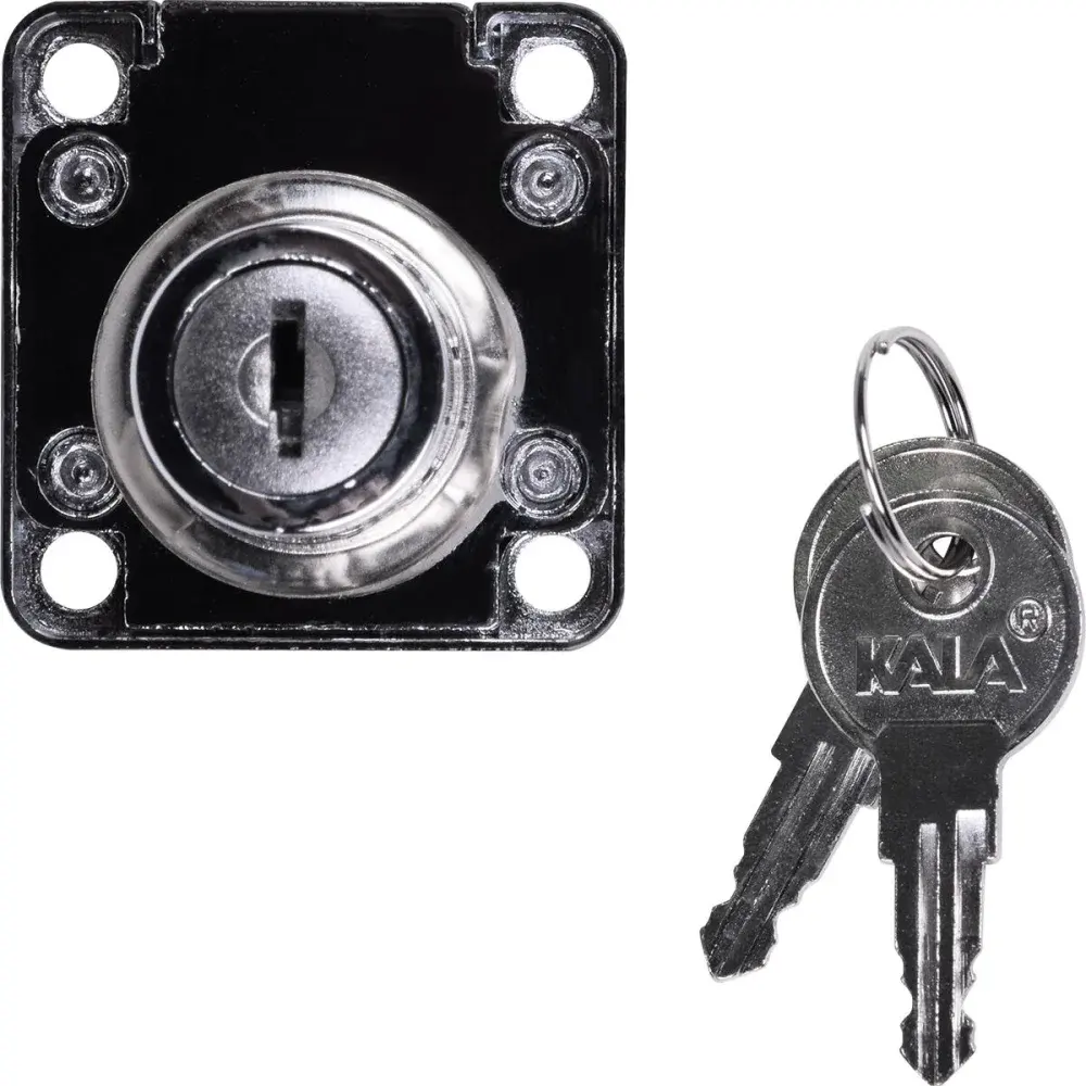 Fechadura universal para gaveta 32MM cromado Kala