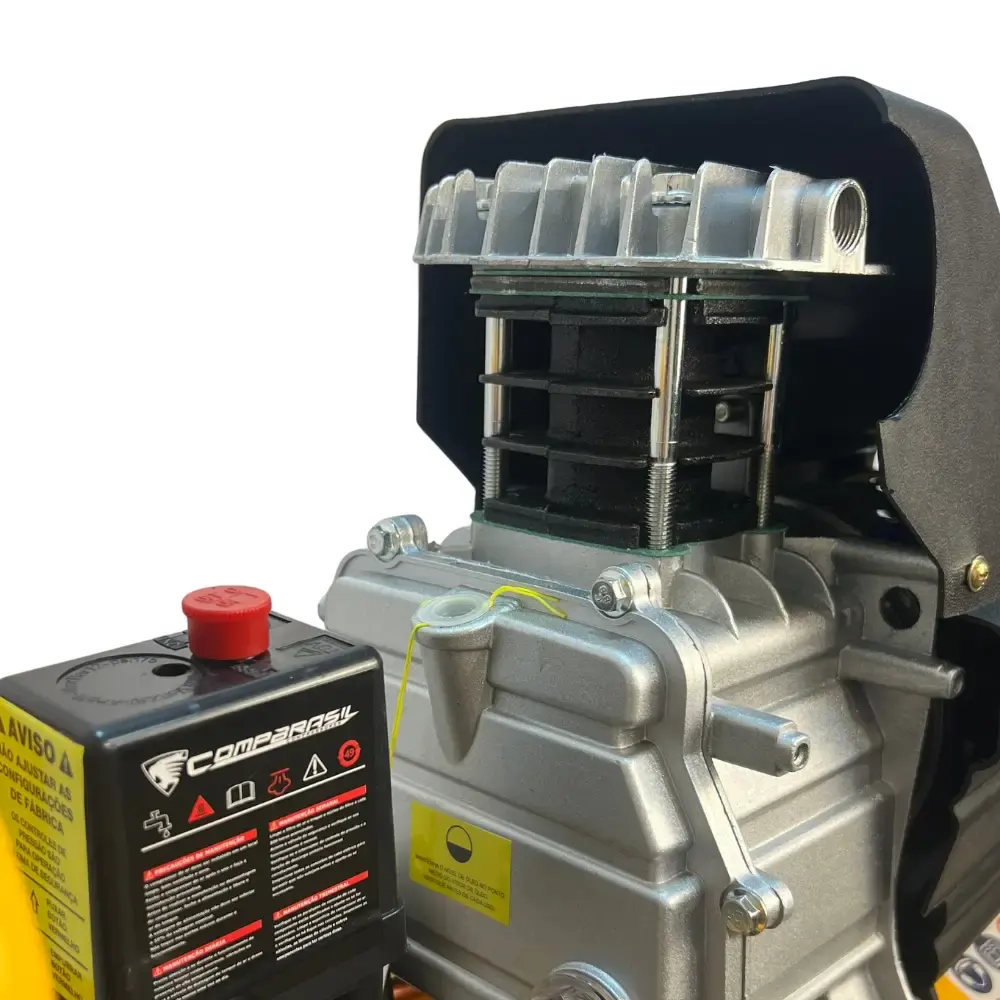 Compressor port. LUB 8,6 PES 2,0HP 25L evald tractor Compbrasil 110 V — fotografia 5