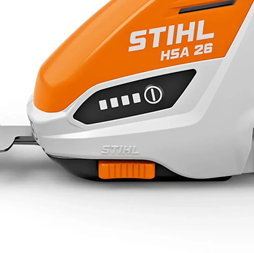 Podador de arbustos a bateria hsa 26 com carregador 127V sthil Stihl — fotografia 6