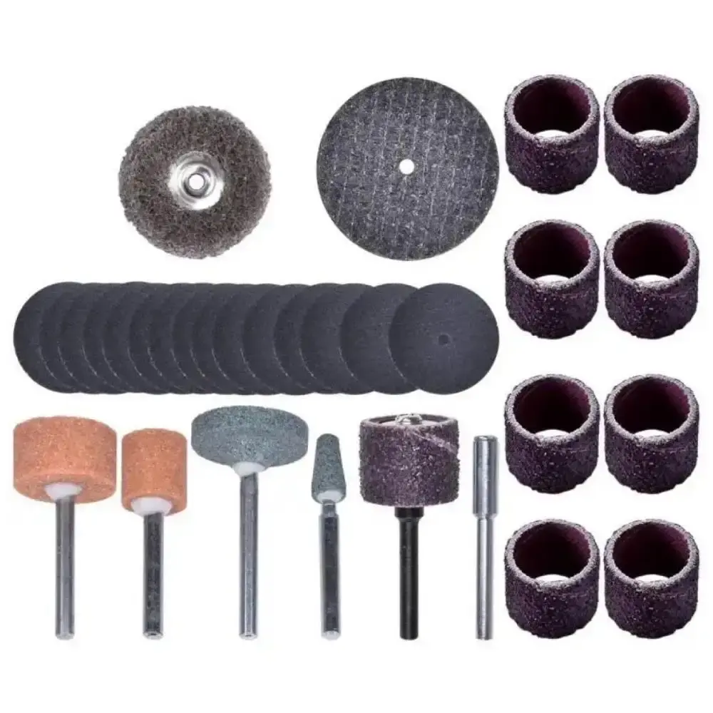 Kit para mini retífica 31 peças para lixar e afiar 727 Dremel — fotografia 3