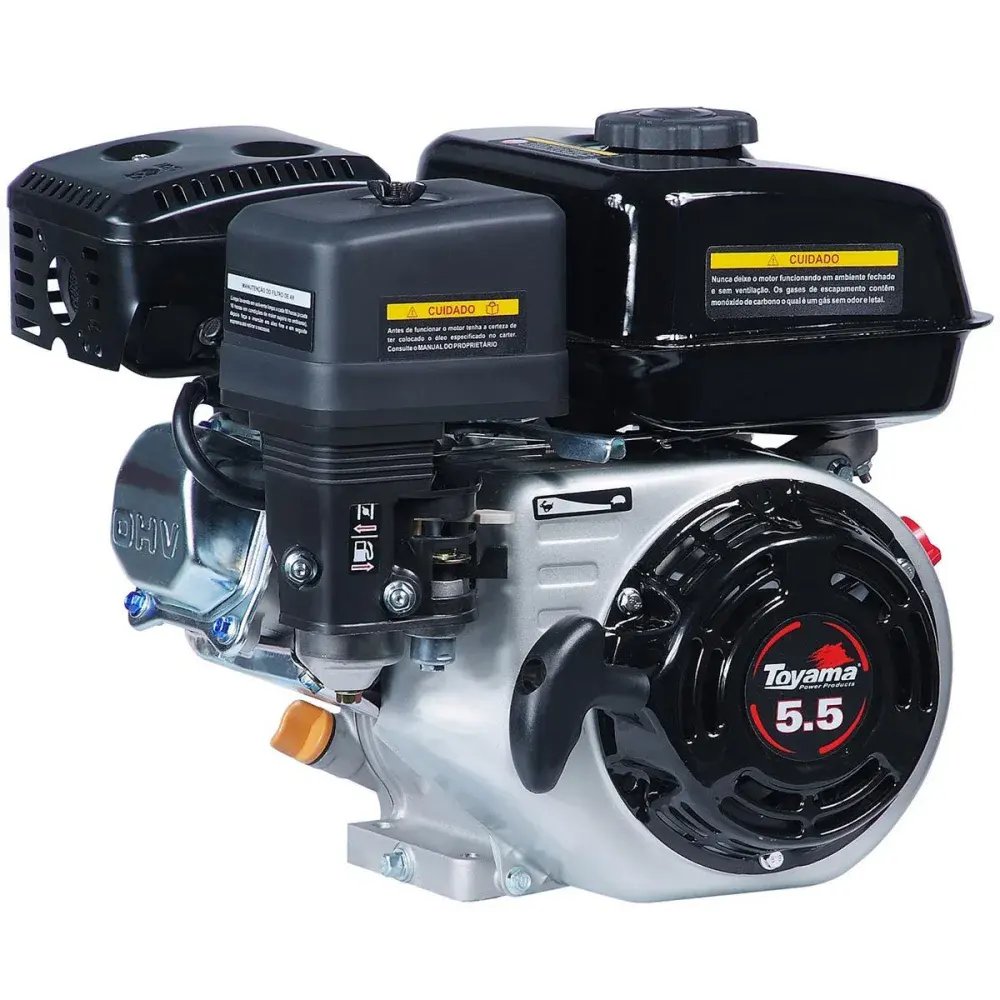 Motor à gasolina 5,5HP 4 t refrigerado a ar TE55N Toyama
