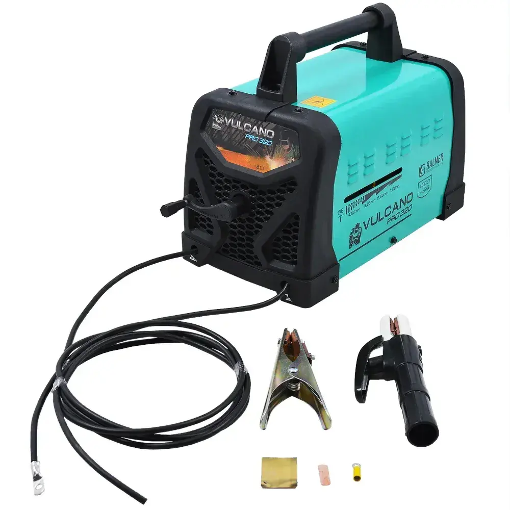 Transformador de solda vulcano pro 320 140A bivolt Balmer — fotografia 6