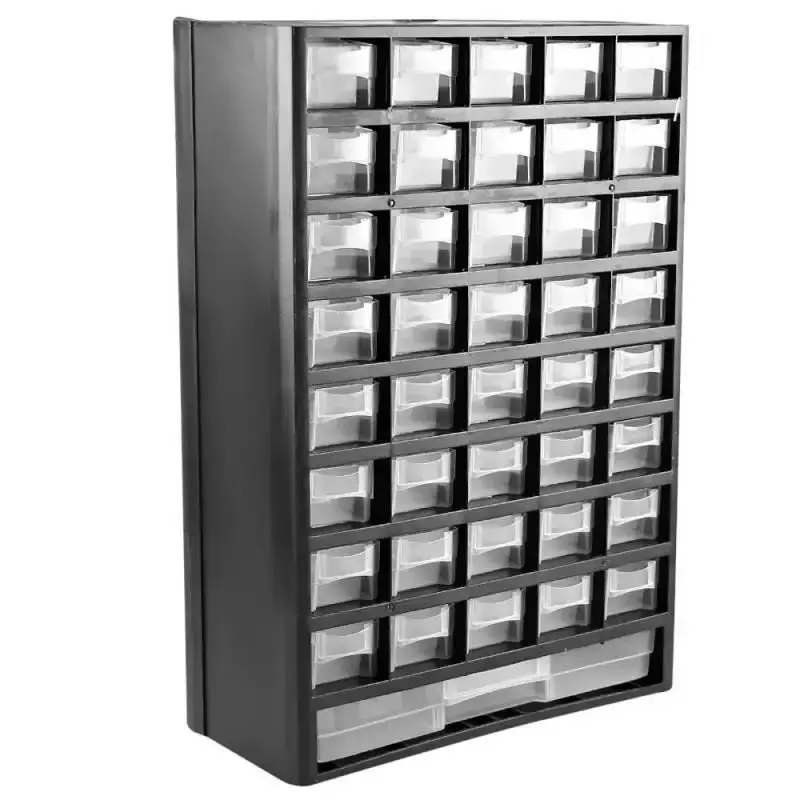 Organizador Multiuso Plástico 12 POL c/ 41 Gavetas MJ2047 BLACK JACK — fotografia de referência